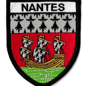 Nantes coat of arms patch Nantais coat of arms badge patch