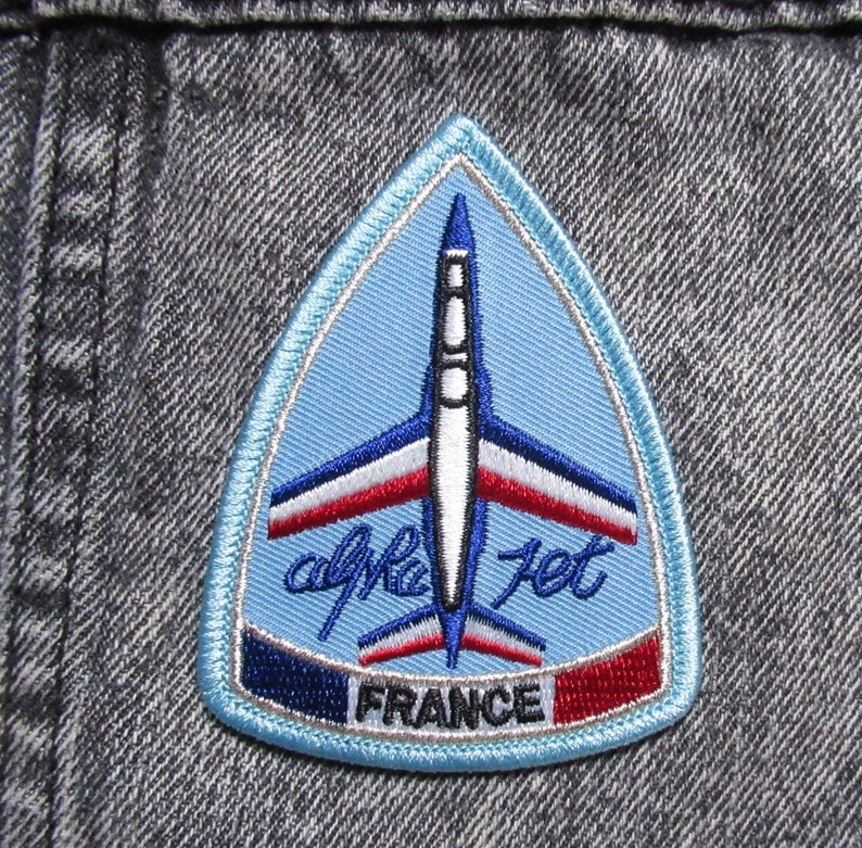 Patch écusson patrouille de France Alpha Jet patche brodé thermocollant image 3