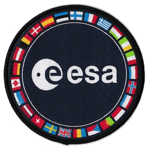 ESA woven patch European Space Agency iron-on patch badge