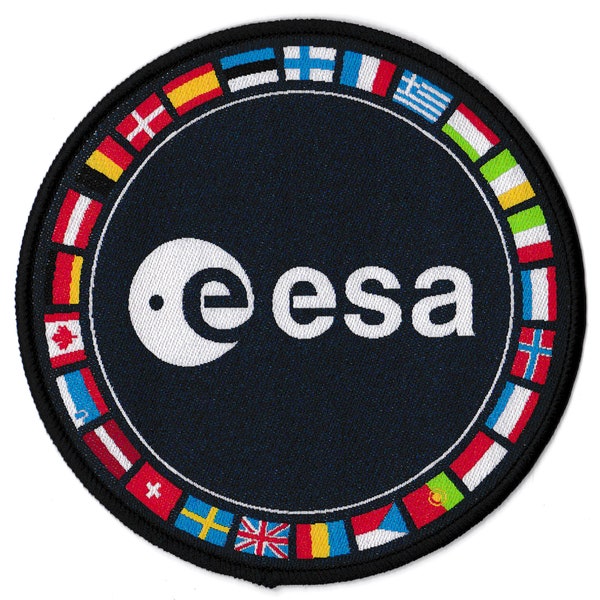 Patche tissé ESA Agence Spatiale Européenne patch écusson thermocollant