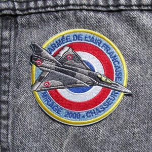 Patch Mirage 2000 pilote armée de l'air France patche écusson thermocollant image 5