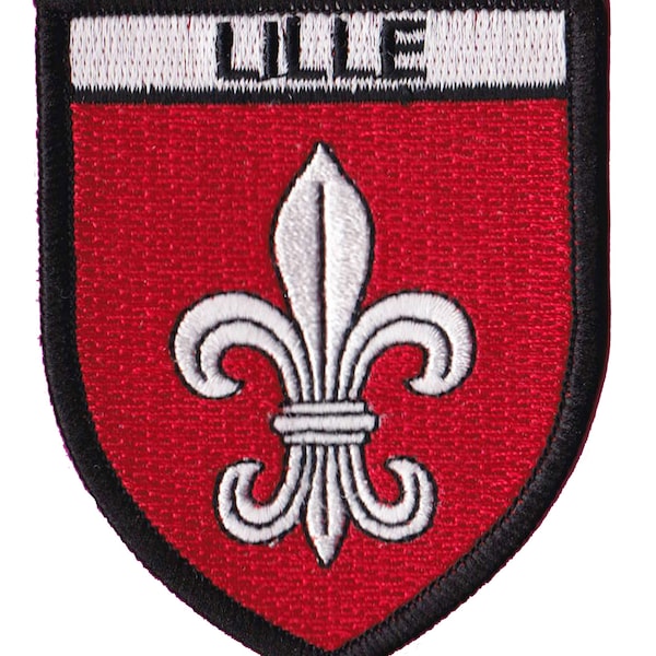 écusson patche blason Lille applique patch badge armoiries