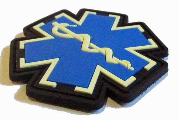 Patche combat medic médecin croix de vie patch PVC 3D à scratch -   France