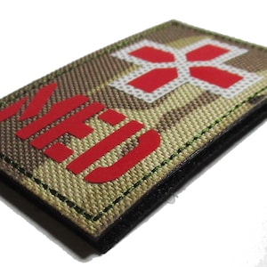 MEDIC camouflage doctor patch tactical PVC patch with velcro