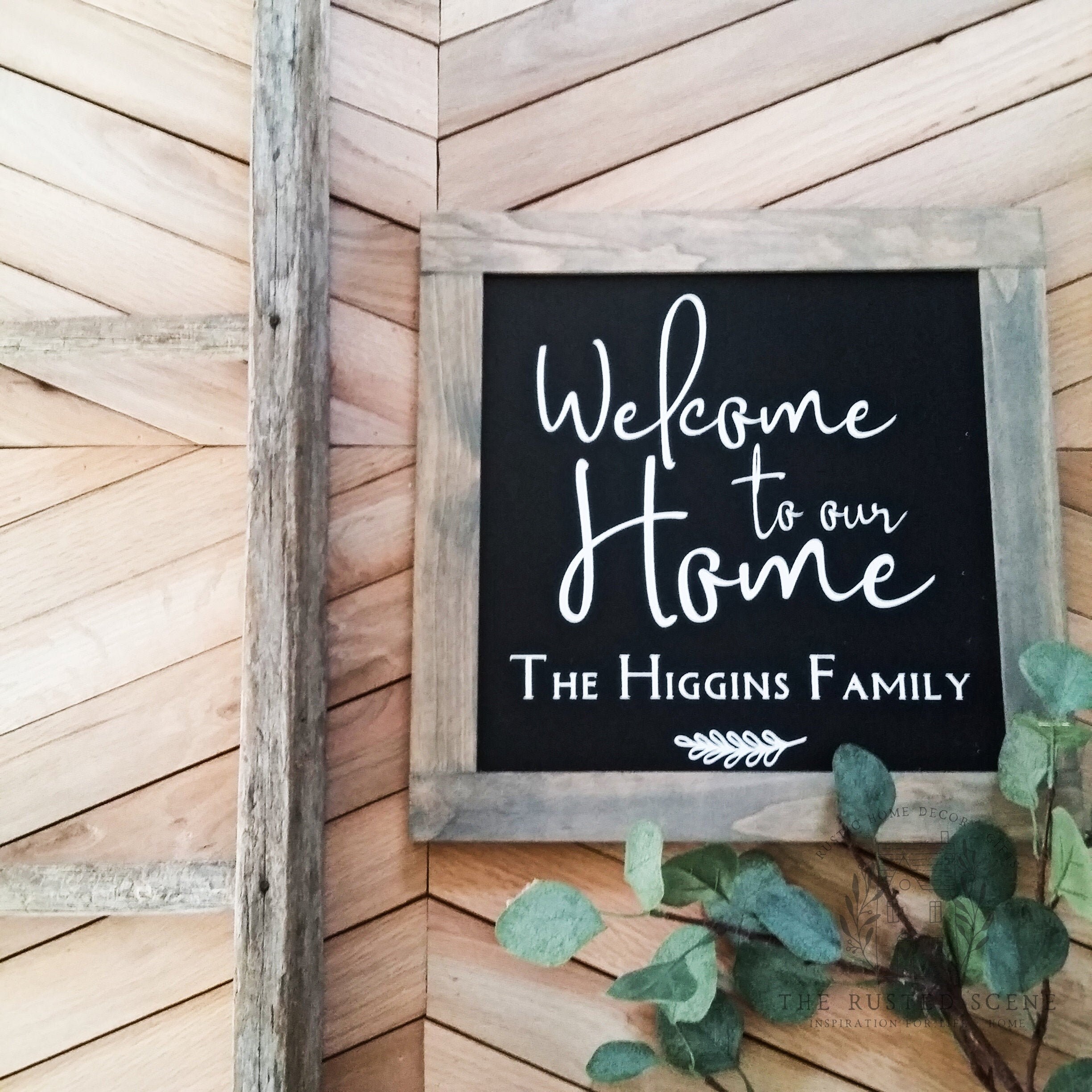 Welcome to Our Home Wood Sign Custom Wood Sign Custom | Etsy