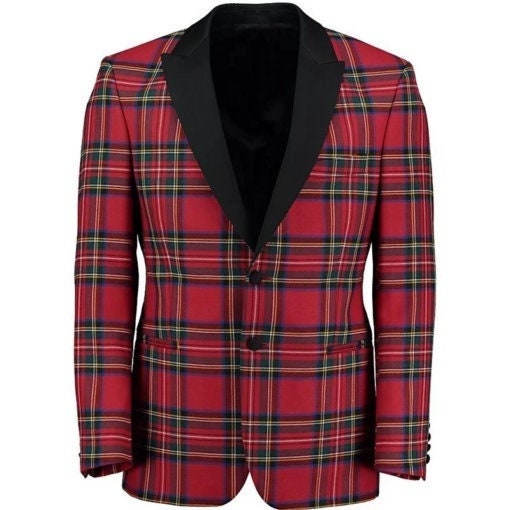 Mens Plaid Jacket - Etsy UK