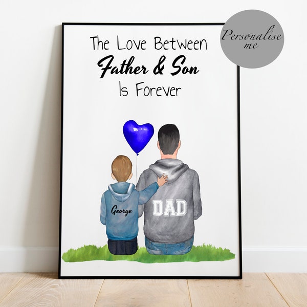 Personalised Father and Son Gifts, Fathers day Gifts, Gifts for him