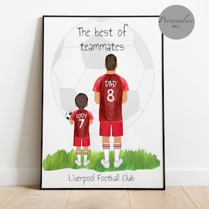 Personalised Football, Dad Gifts, Fathers day, Gift ideas, Daddy and me, Christmas gifts