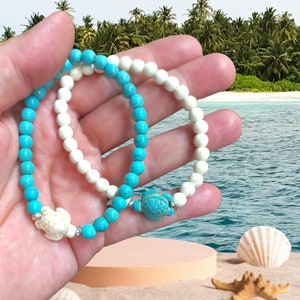 Sea themed elastic bracelet
