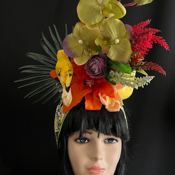 Tutti Frutty Hat adulte Fruits tropicaux Déguisement Carmen Miranda Chapeau banane Chiquita