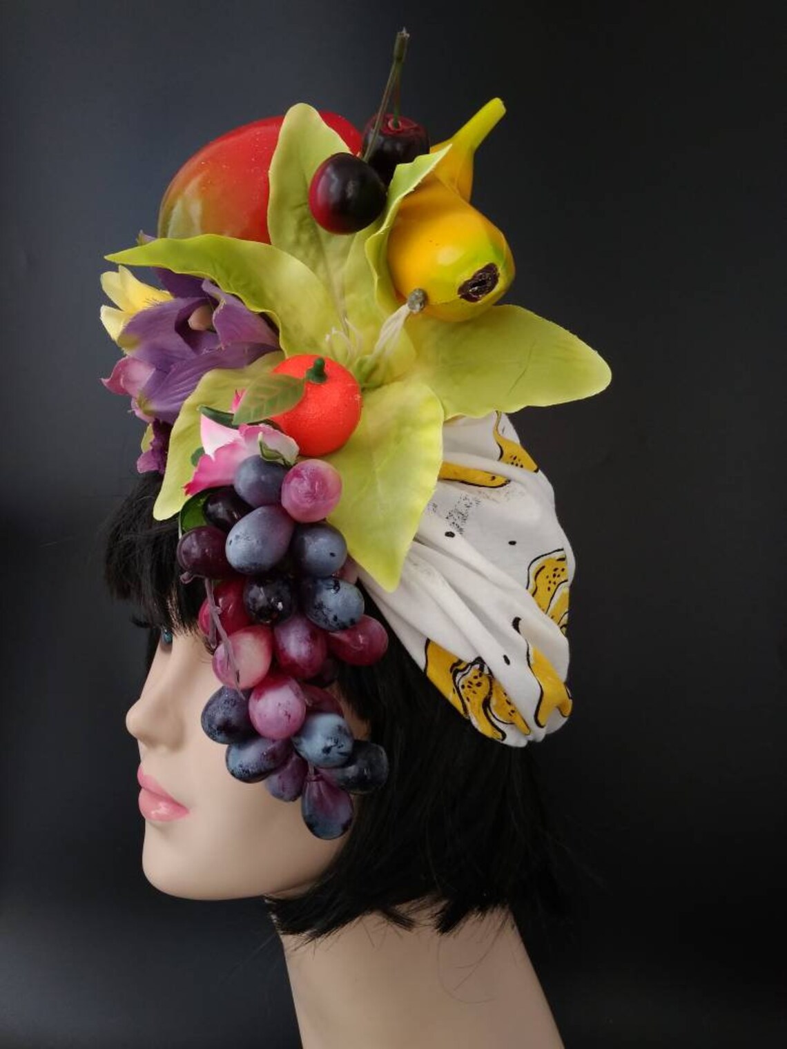 Womens banana hat Carmen Miranda Fruit hat Chiquita banana Etsy