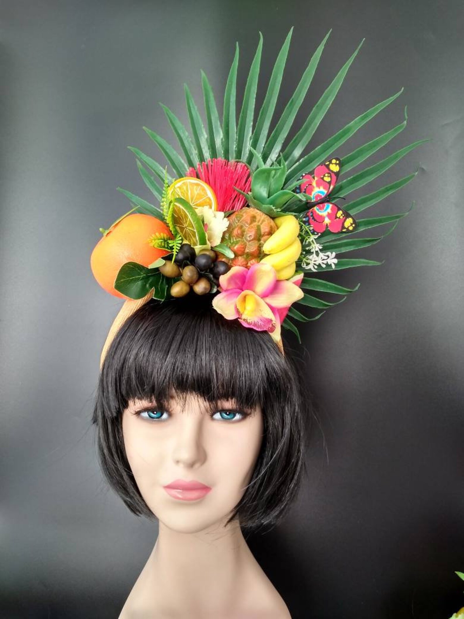 Fruit crown Fruit headpiece Tropical headdress | Etsy