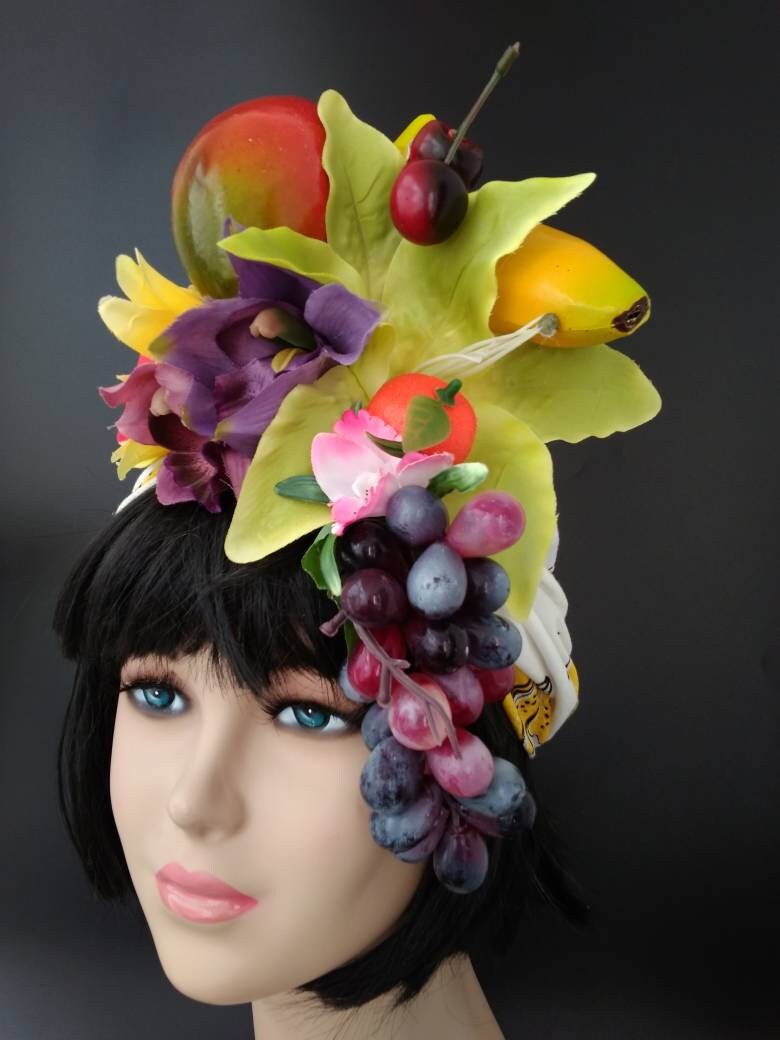 Womens banana hat Carmen Miranda Fruit hat Chiquita banana Etsy