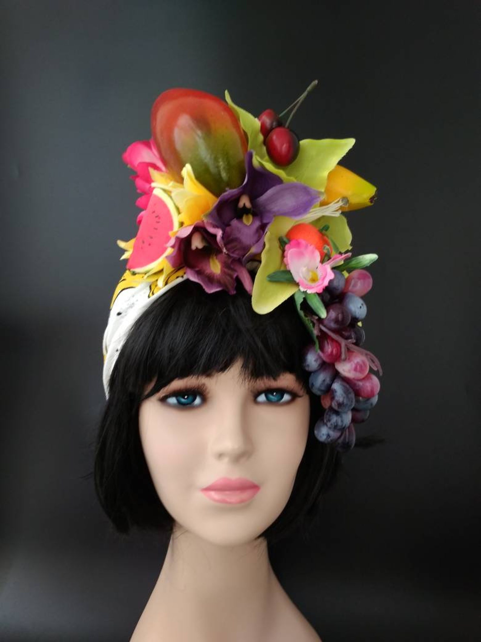 Womens banana hat Carmen Miranda Fruit hat Chiquita banana Etsy