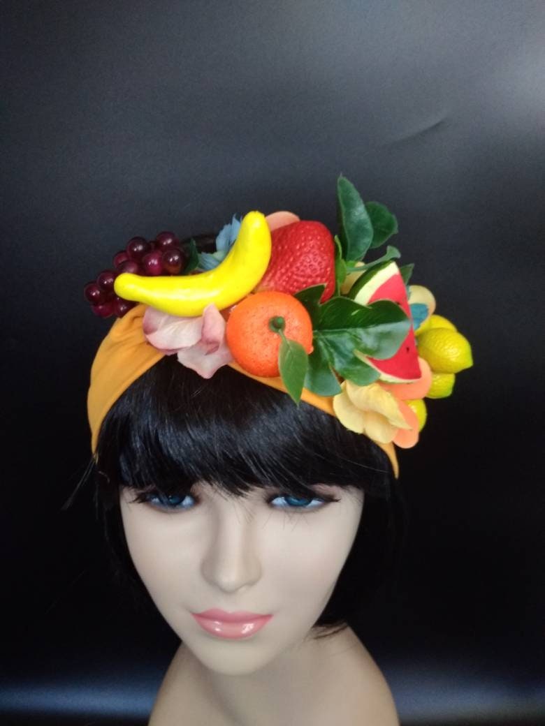 Twotti frutti birthday outfit Fruits headband Carmen miranda Etsy