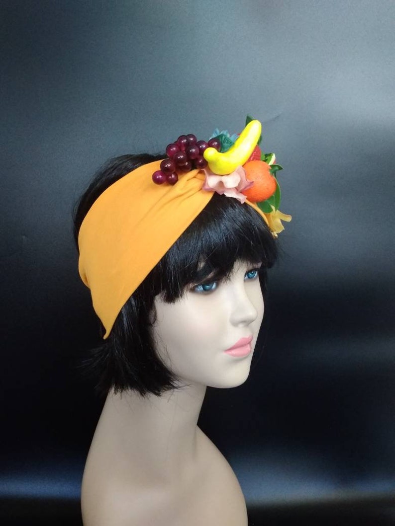 Tutti frutty outfit Tropical fruits headband Carmen miranda headband