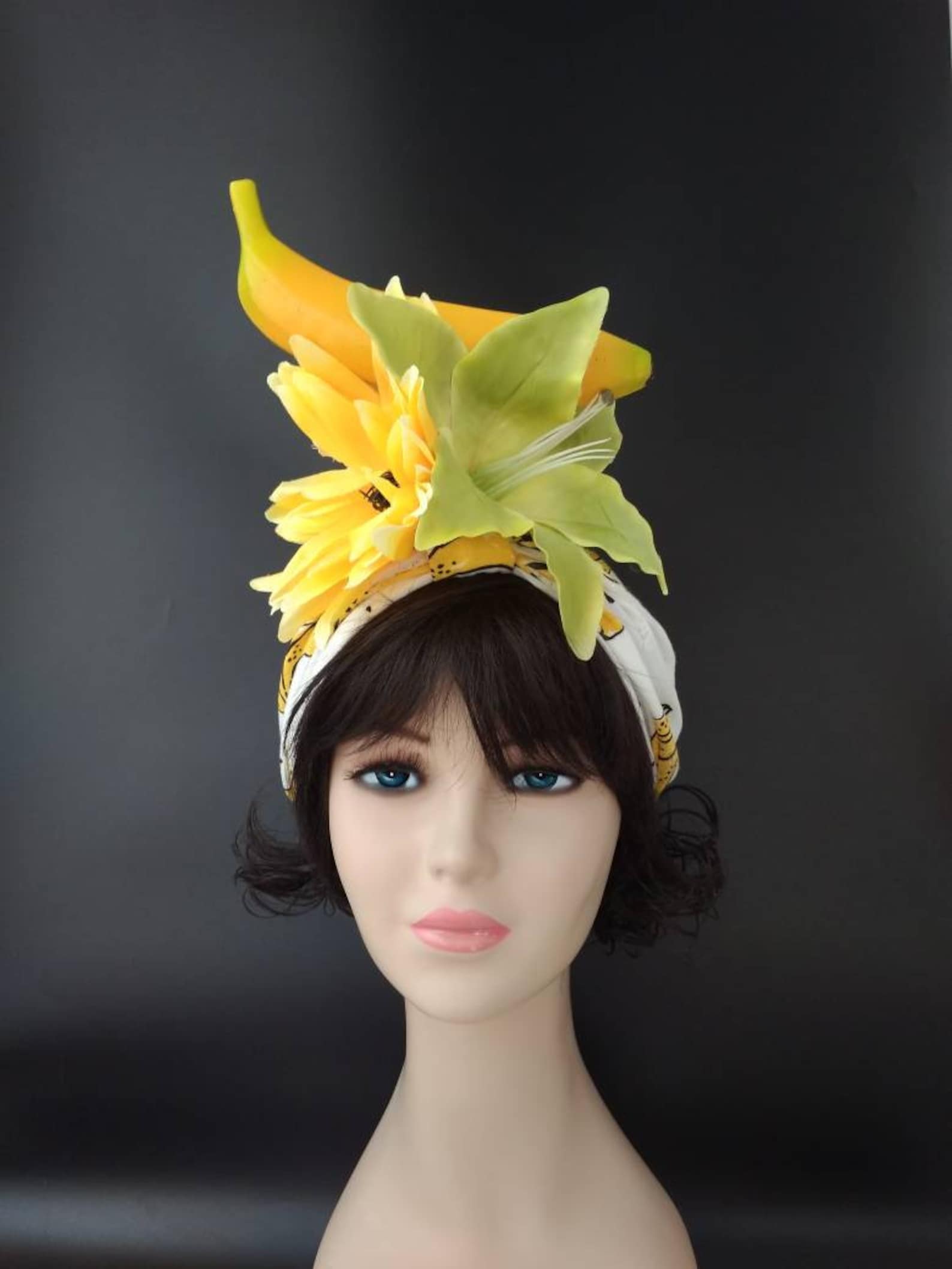 Womens banana hat Carmen Miranda Fruit hat Chiquita banana Etsy