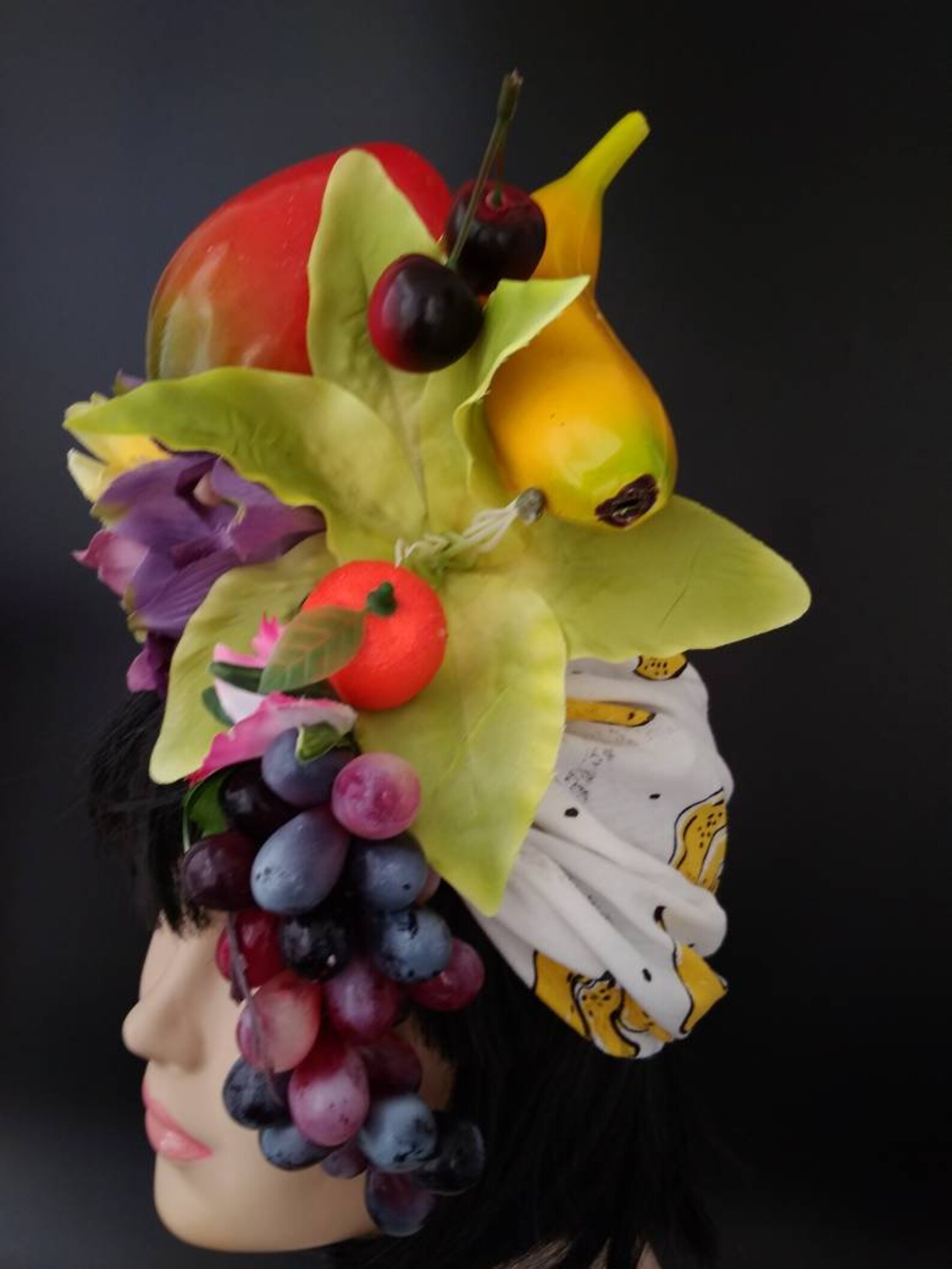 Womens banana hat Carmen Miranda Fruit hat Chiquita banana Etsy