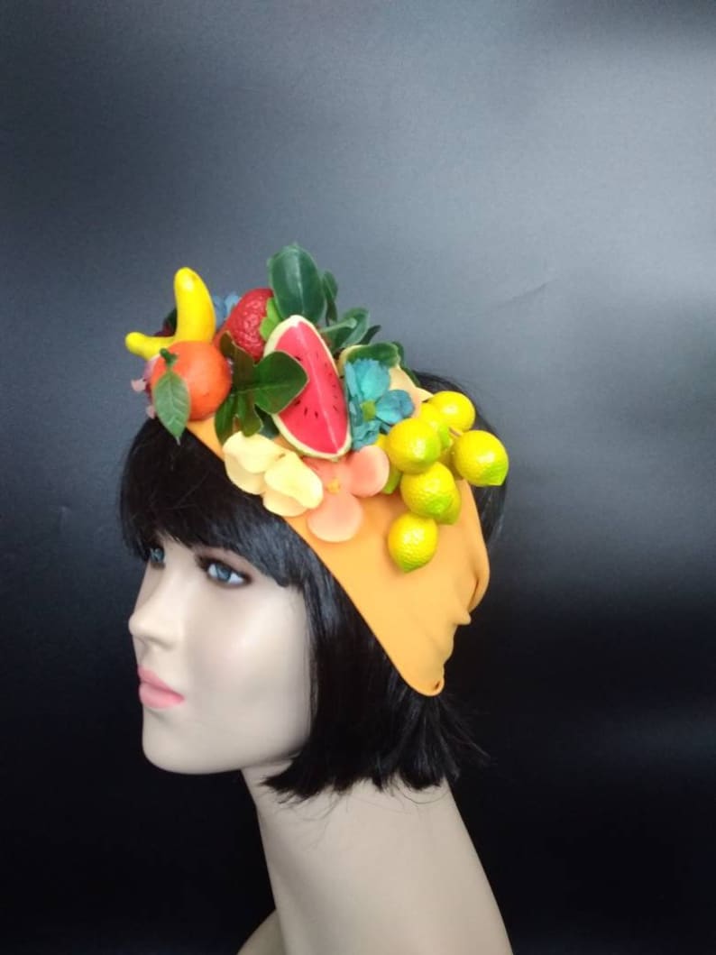 Tutti frutty outfit Tropical fruits headband Carmen miranda headband