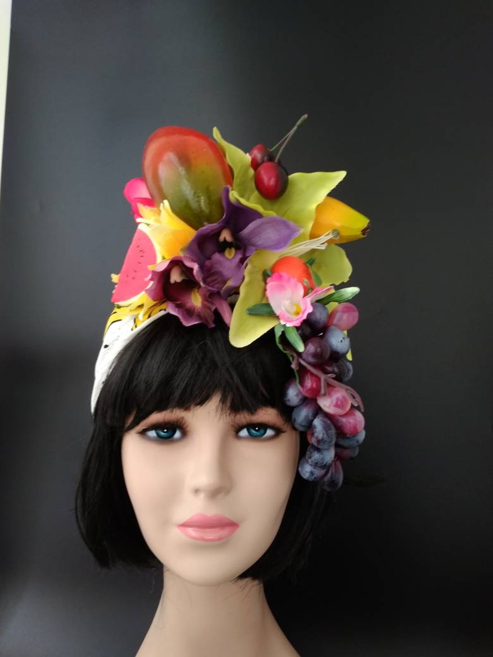 Womens banana hat Carmen Miranda Fruit hat Chiquita banana Etsy