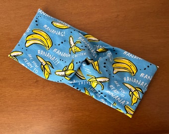 Banana headband Blue headbands Fitness headbands Yoga headband Fruit headband