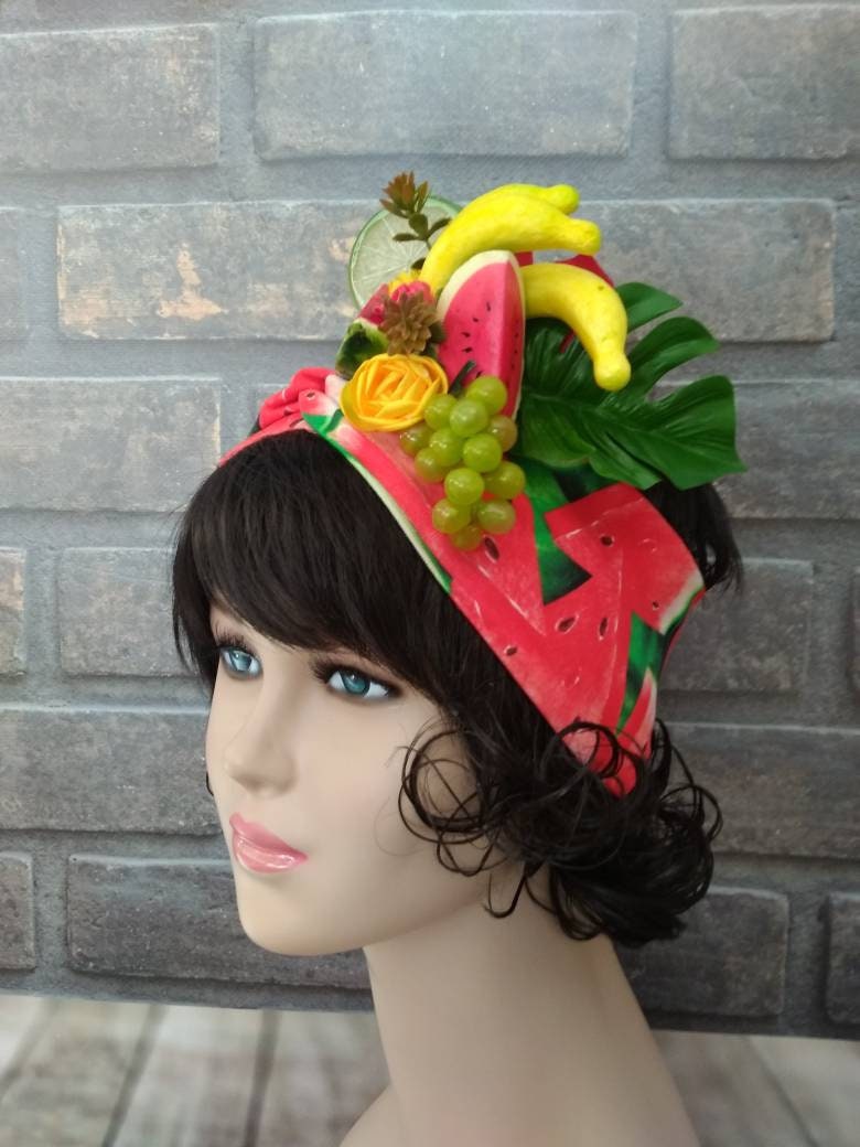 Fruit headband adult with watermalon slices Headband with Etsy