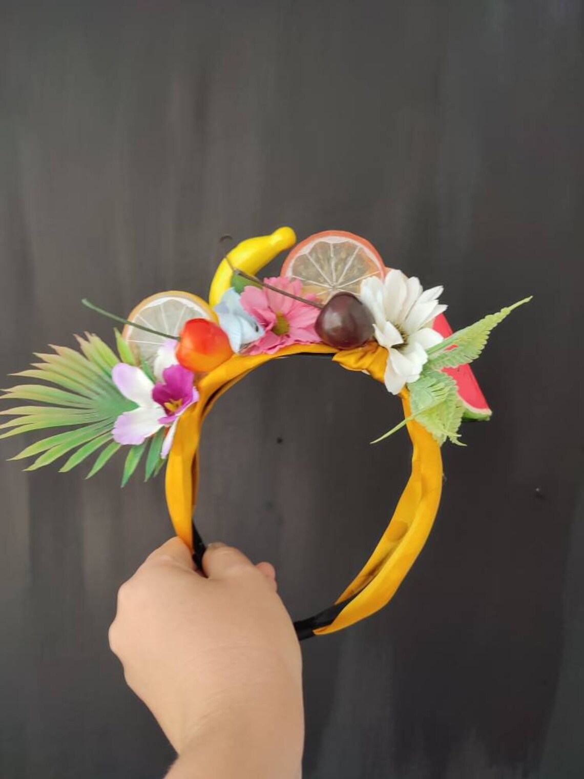 Tropical Fruits Headpiece Fruit Headpiece Carmen Miranda Etsy