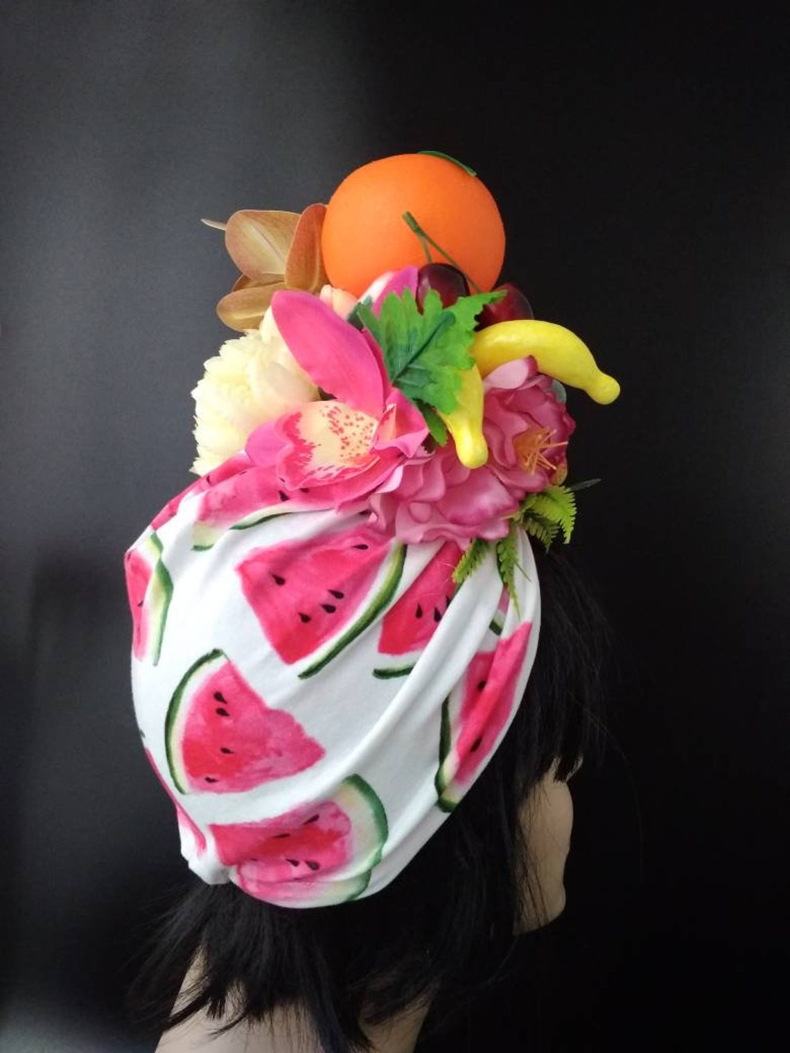 Fruit headdress Carmen Miranda Fruit hat Halloween costume for Etsy