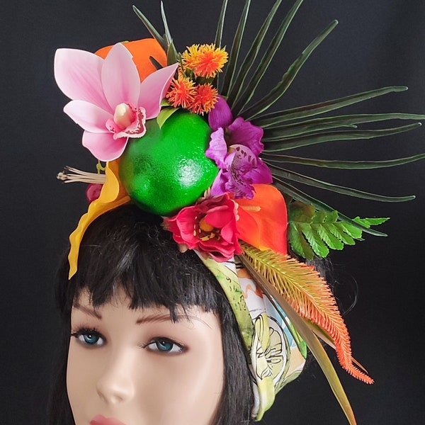 cuban flower headpiece