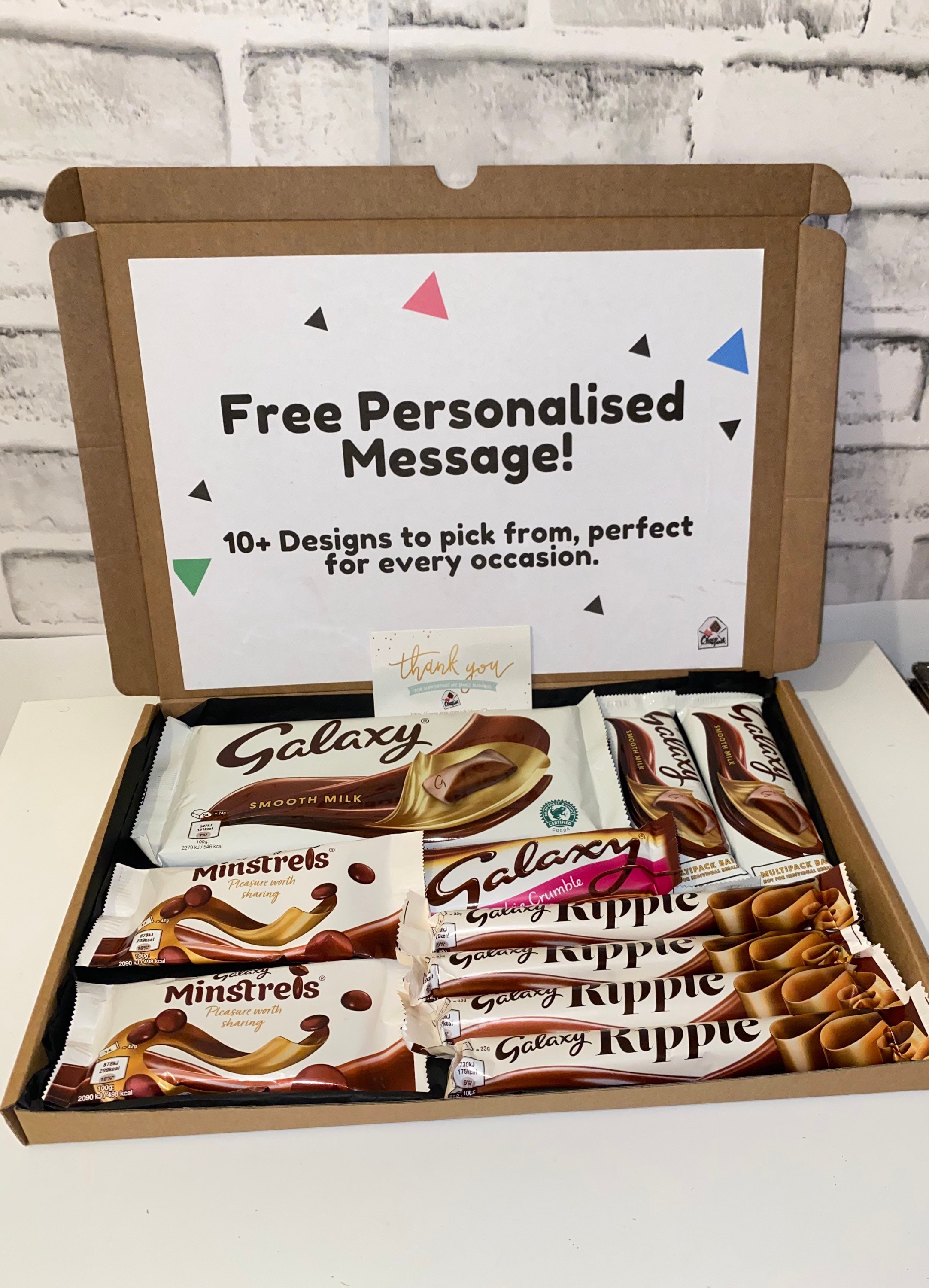 Galaxy Chocolate Gift Box Galaxy Hamper Chocolate Gift Etsy