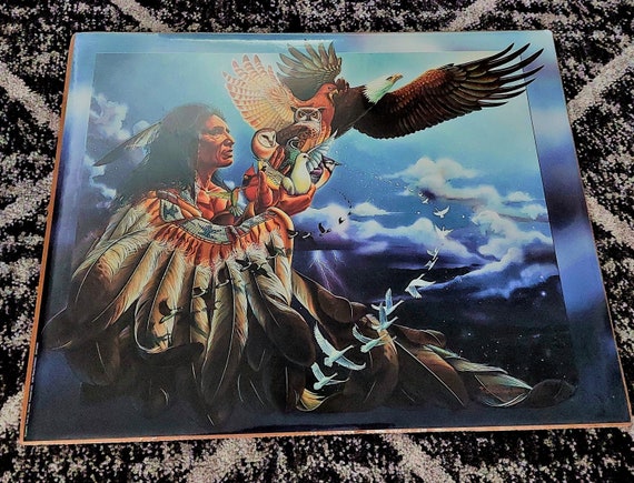 Leanin' Tree Vintage Poster Native American Indian, North American