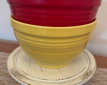 Fiesta Medium 4 Quart BAKING BOWL - P86 Scarlet OR Sunflower Nesting Mixing Bowl