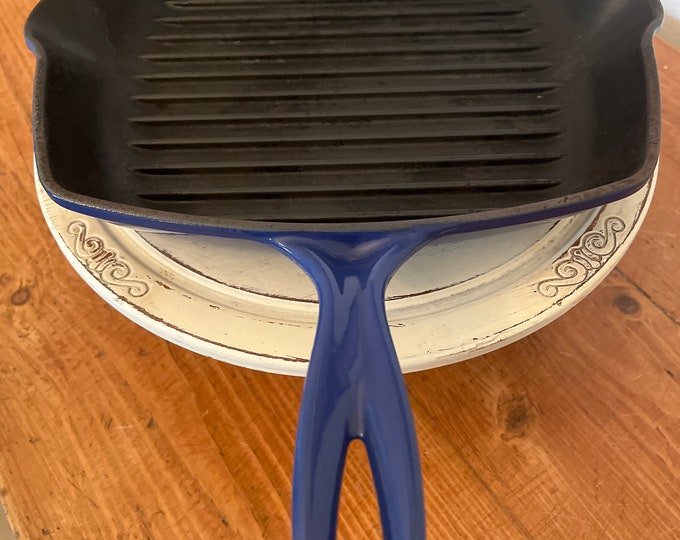 LE CREUSET Square Skillet Grill MARSEILLE Etsy