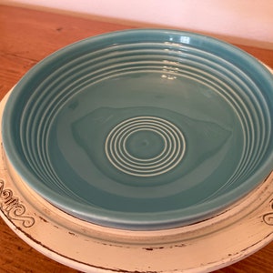 Fiesta Vintage INDIVIDUAL SALAD BOWL in Turquoise  Fiestaware Vintage Salad Bowl