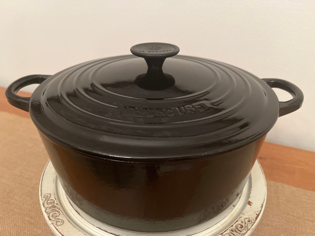 Le Creuset 26 5.5 Quart Round Dutch Oven BLACK Etsy