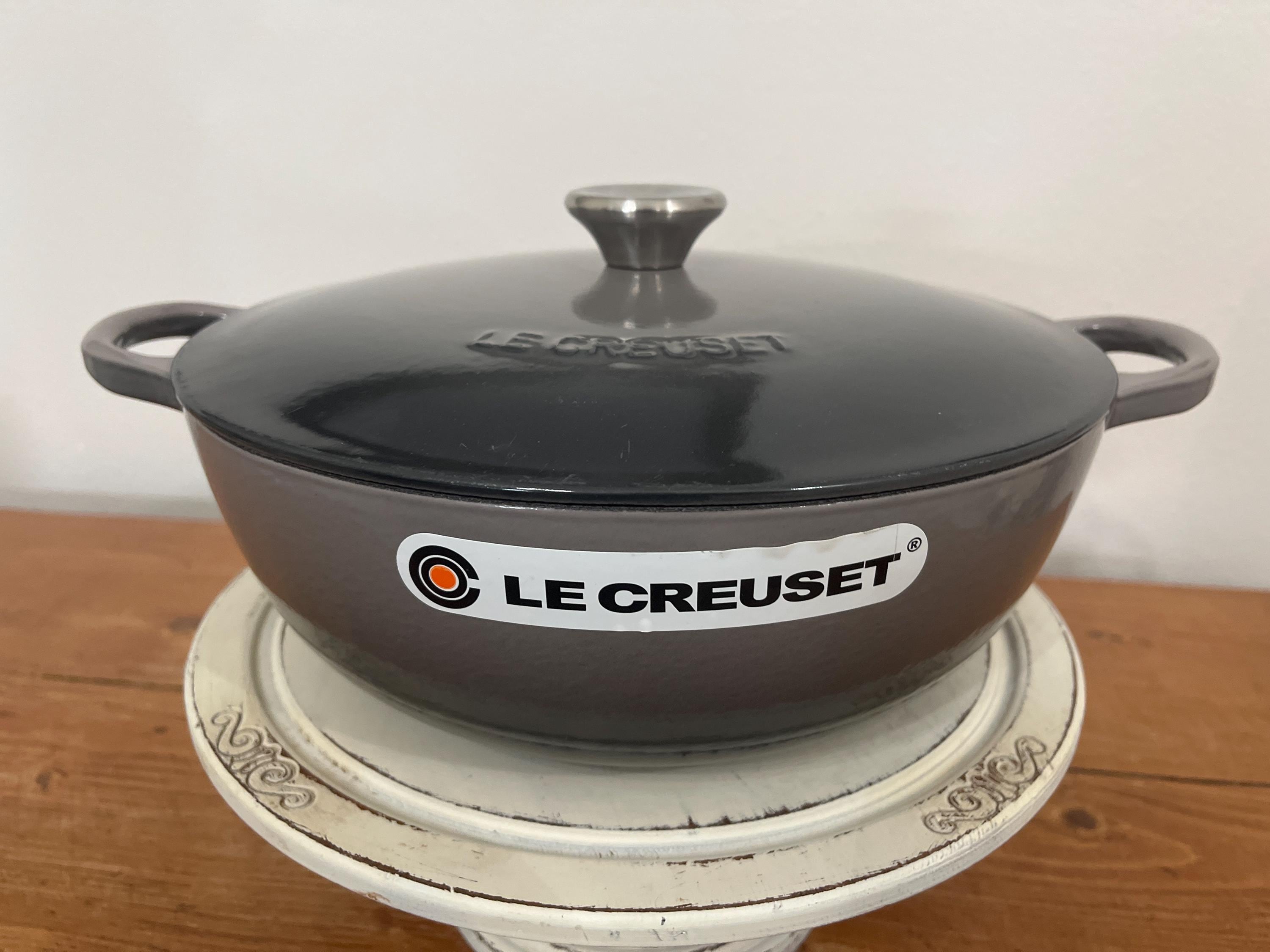 Le Creuset #26 OYSTER GRAY 4.25 Quart Chef's Oven Bouillabaisse