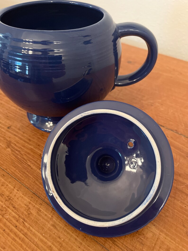 Fiesta Vintage MEDIUM TEAPOT COBALT Blue Etsy