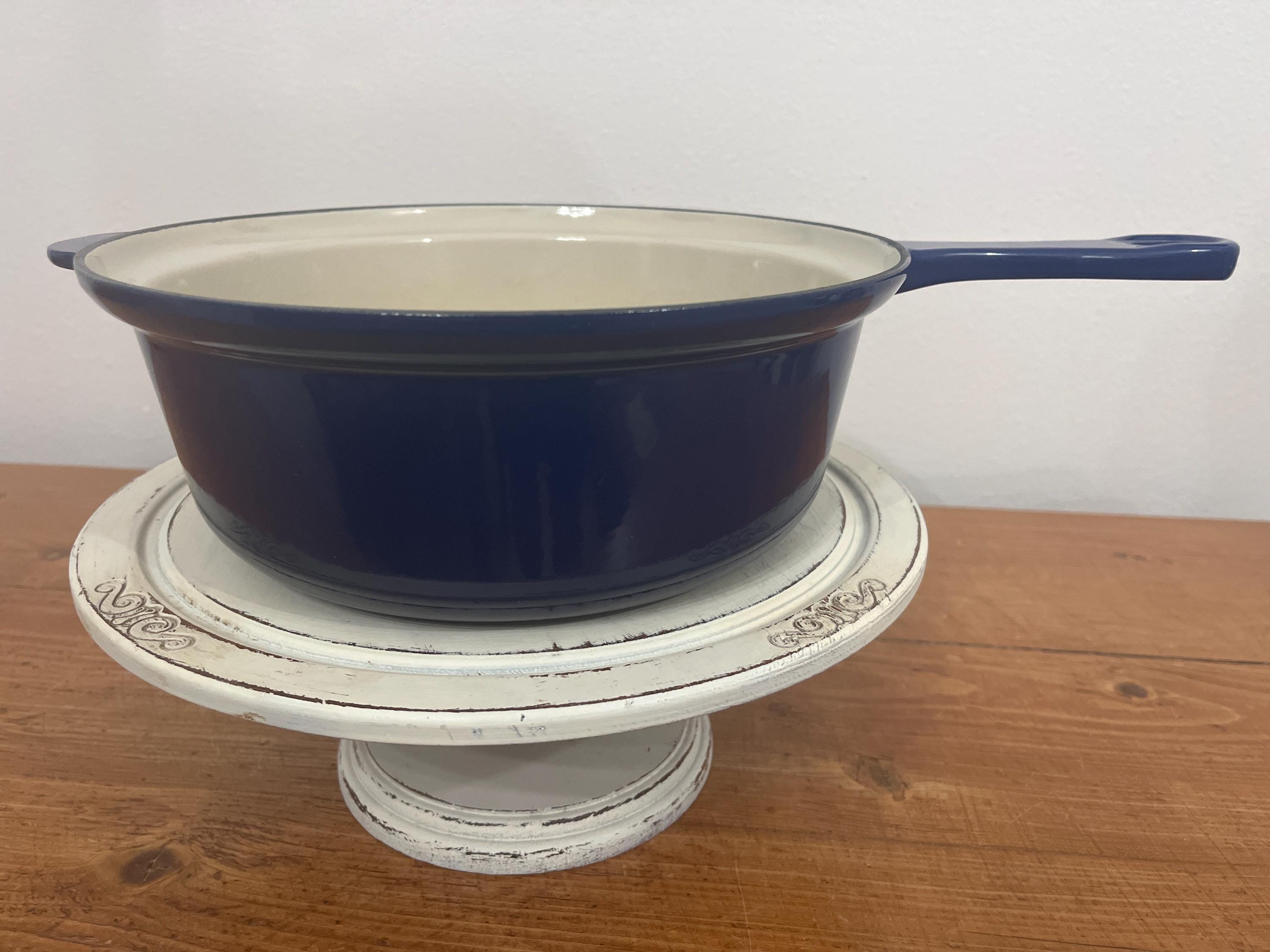 Le Creuset #26 3.5 Quart Multifunction Sauce Pan Only COBALT BLUE