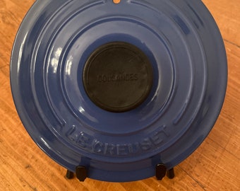 Le Creuset-Cousances #16, 1.25 Quart Saucepan LID ONLY in Marseilles Blue Sauce Pot Lid