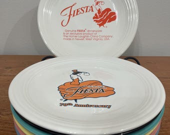 Fiesta P86 CHOP PLATE Classic Rim 12" Platter Fiestaware Round Charger Plate Charcuterie Platter