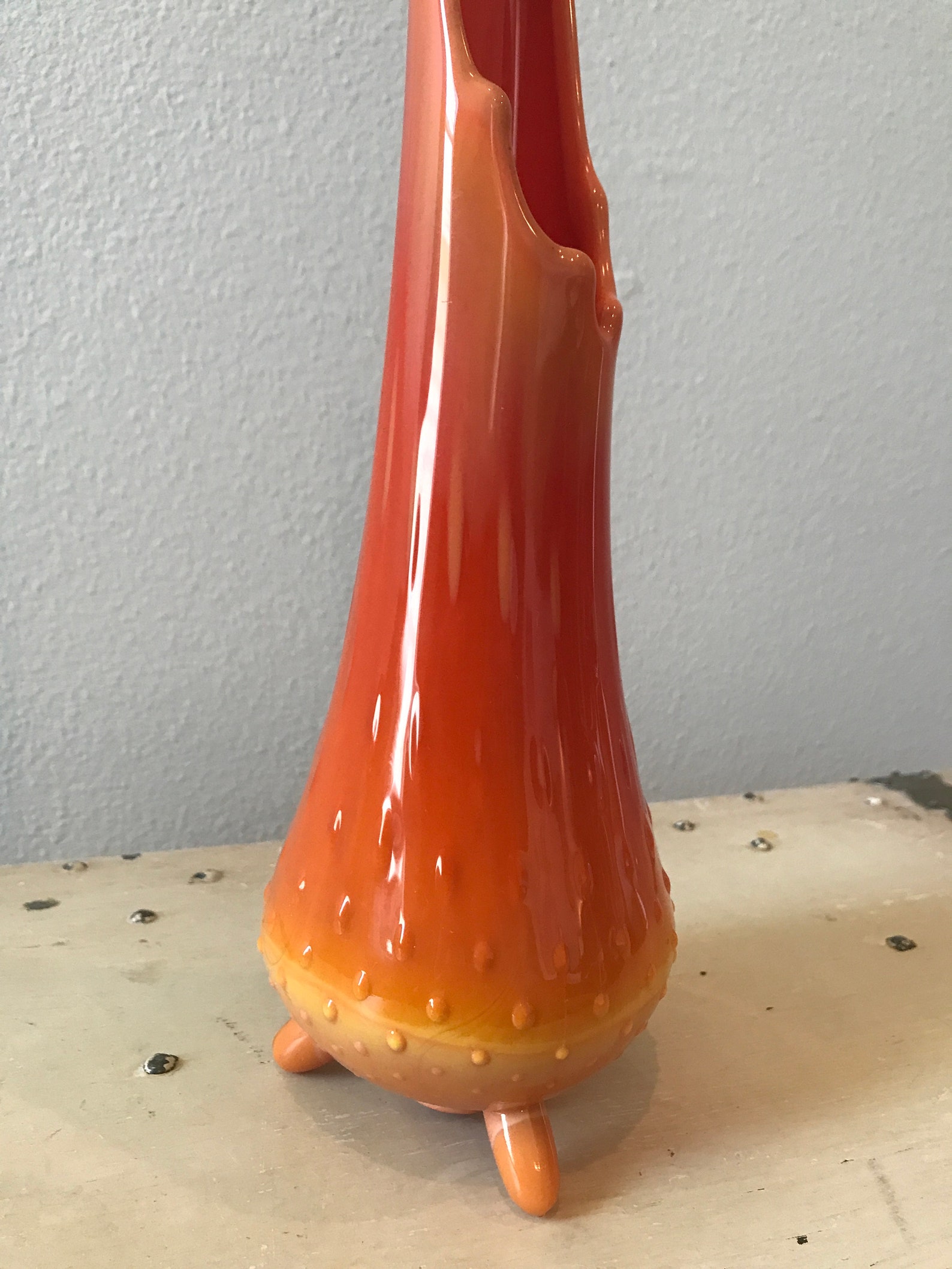 MCM LE Smith 14 hobnail bittersweet swung vase Etsy