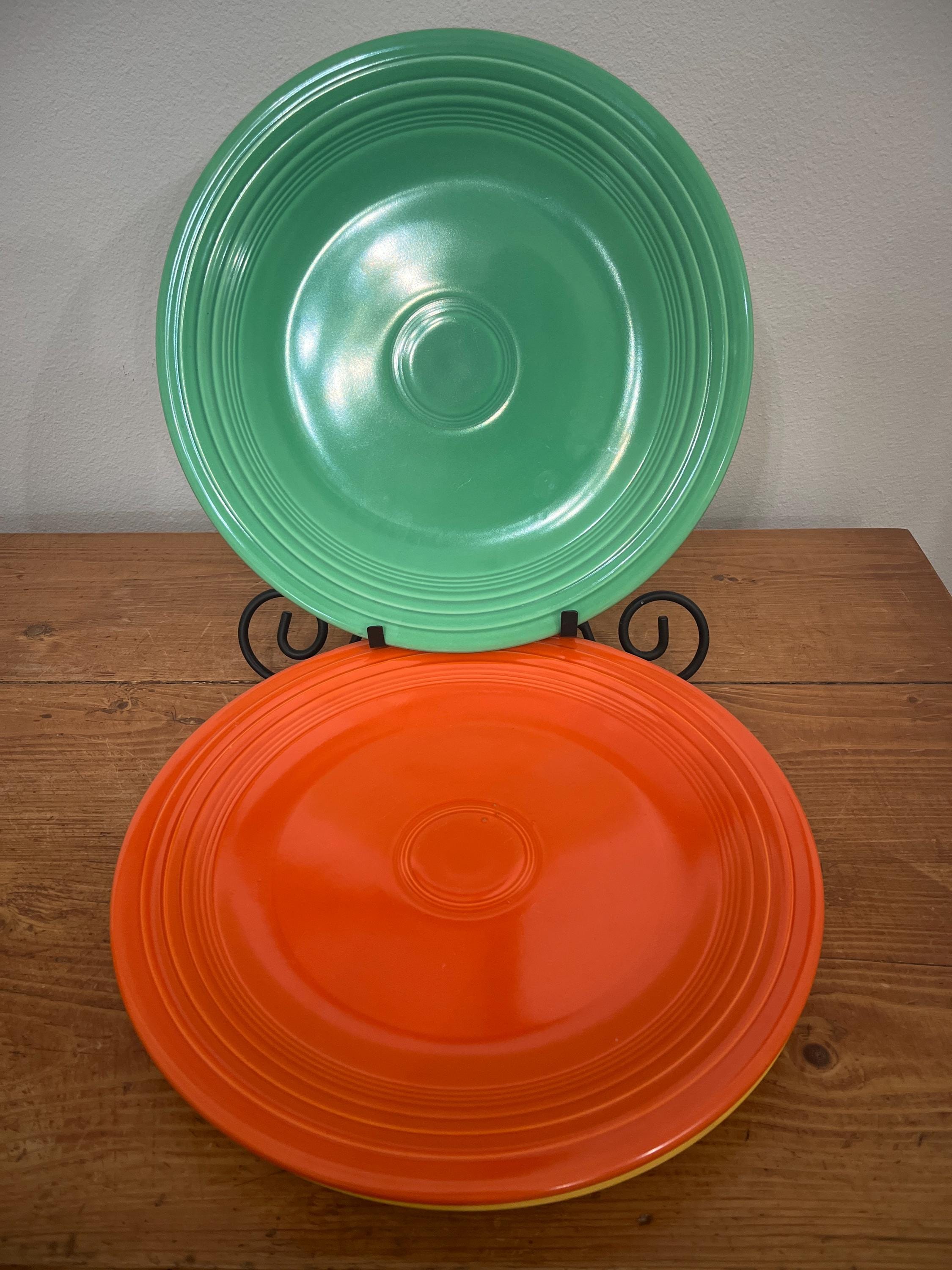 Fiesta プレート　セット　ビンテージ Fiesta Chop Plate Red 15 - Etsy