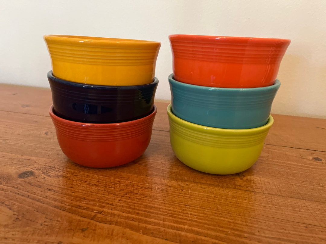 FIESTA GUSTO BOWL Cobalt Sunflower Turquoise Etsy