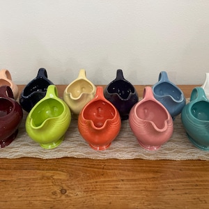Fiesta GRAVY SAUCEBOAT P86 Color Choice Fiestaware Gravy or Sauceboat or Planter