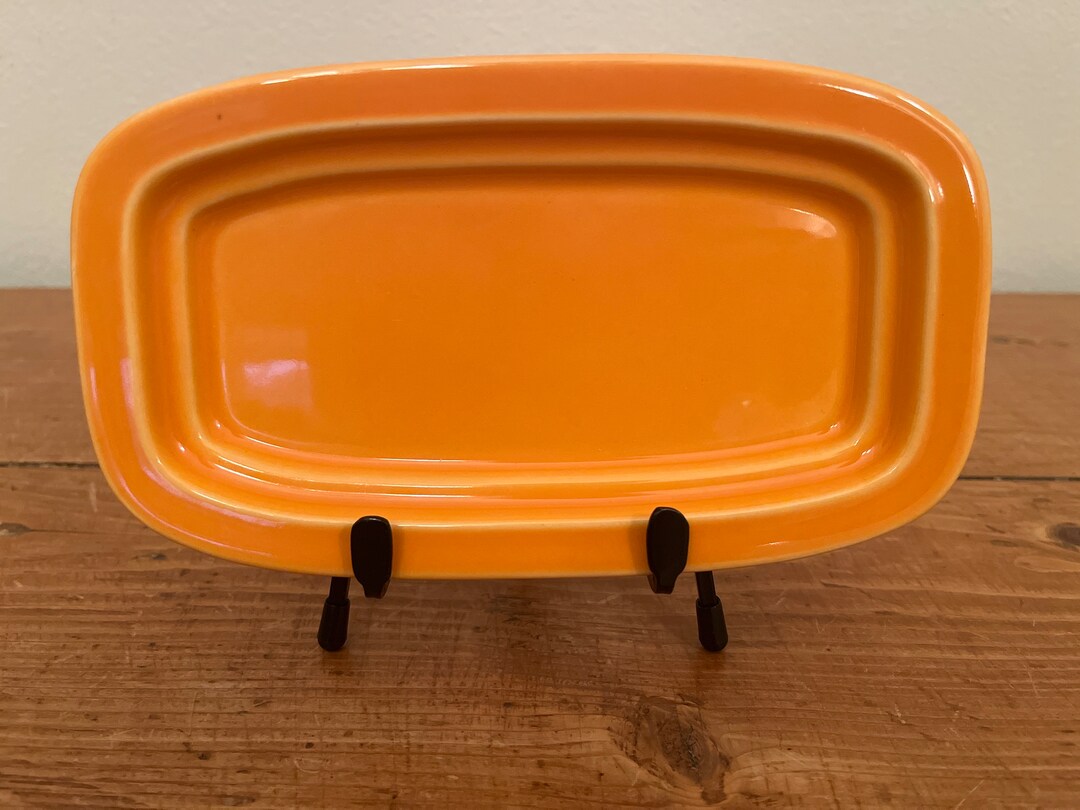 Fiesta Small Butter Dish BOTTOM ONLY TANGERINE P86 Etsy