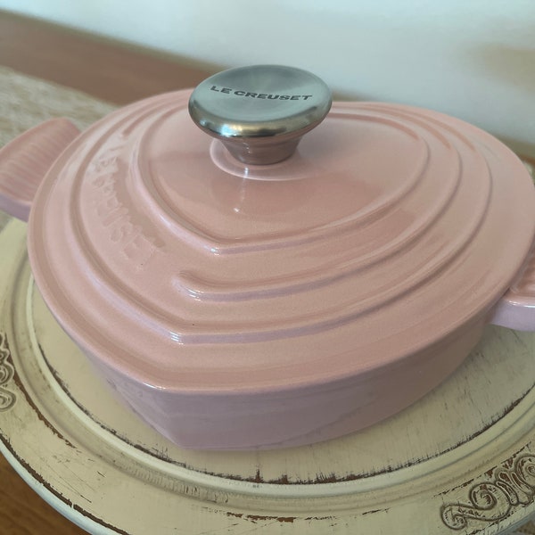 Le Creuset Cast Iron 29cm Oval Casserole - Chiffon Pink (NEW IN BOX
