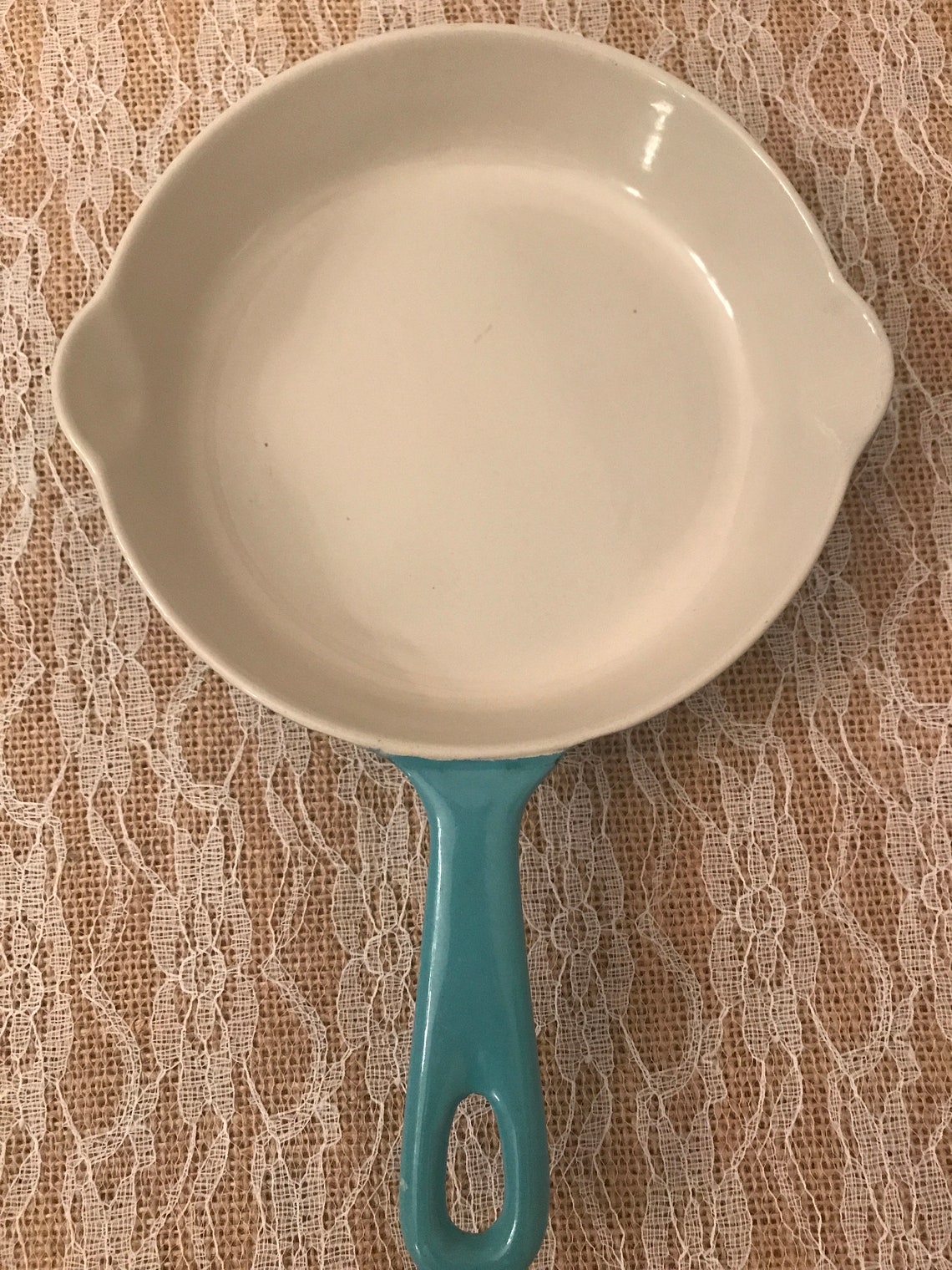 Le Creuset Small Skillet or Egg pan VINTAGE PARIS BLUE Etsy