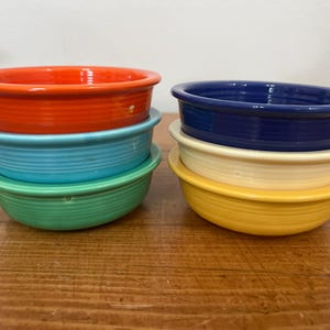 Fiesta 4.75&quot; FRUIT BOWL VINTAGE Colors Fiestaware Berry Bowl