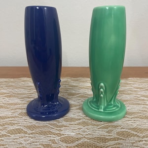 Fiesta VINTAGE BUD VASE in Color Choice Fiestaware Small 6&quot; Bud Vase Art Deco Design