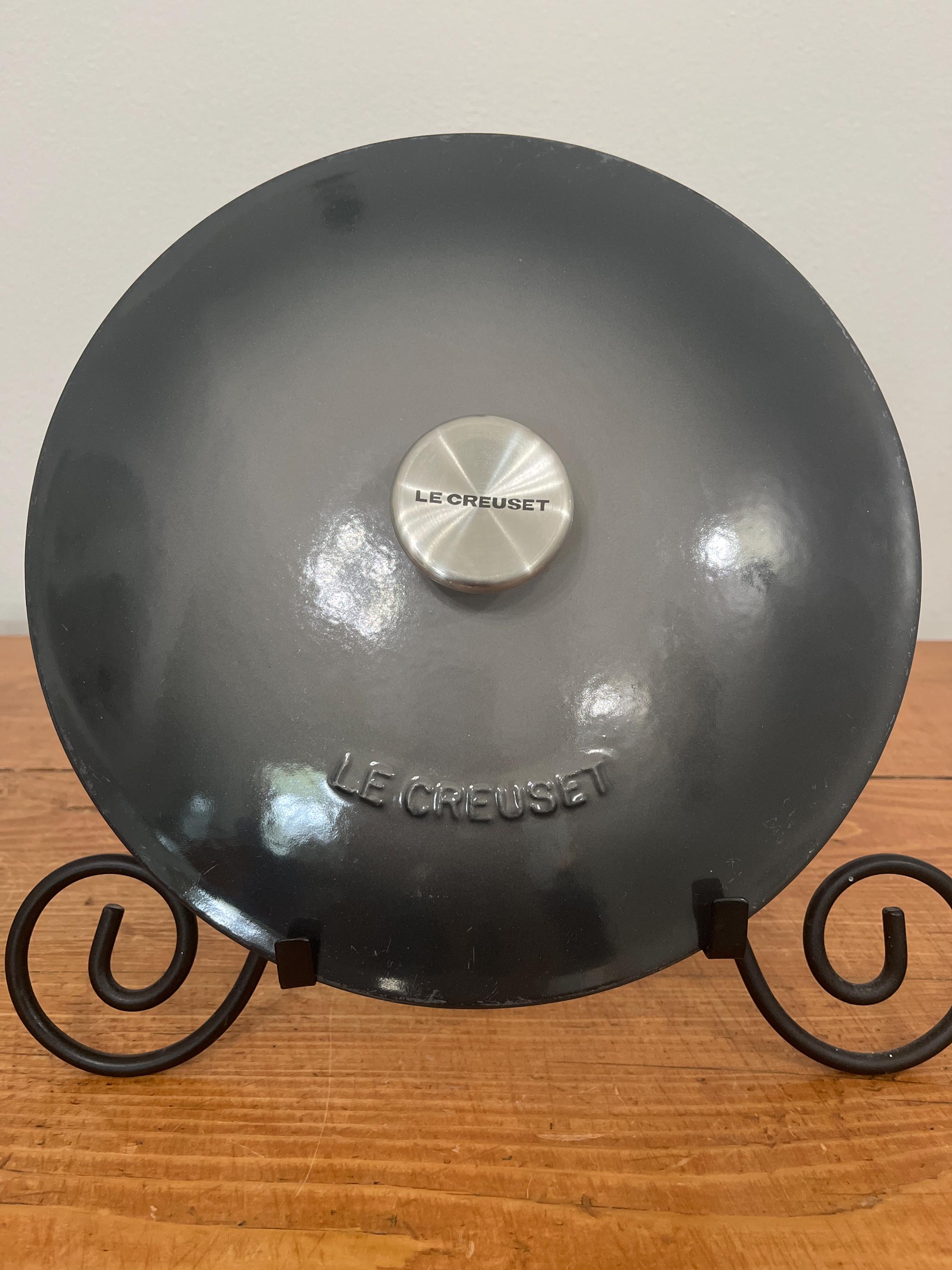 Le Creuset #26 OYSTER GRAY 4.25 Quart Chef's Oven Bouillabaisse